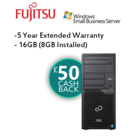 Fujitsu Small Business Server 2011 Bundle with TX1310 Tower server and extended warranty