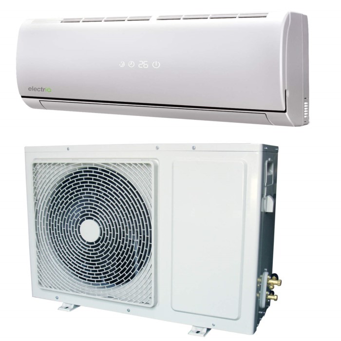24000 BTU Hitachi Powered Wall Mounted Split Air Conditioner with Heat