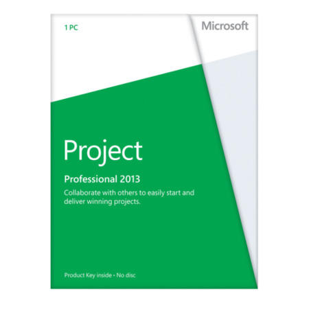 Microsoft Project Pro 2013 32-bit/64-bit English Medialess Licence