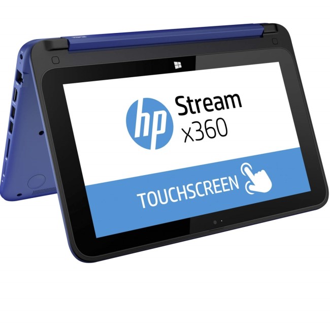 Hewlett Packard HP Stream X360 Celeron N2840 2GB 32GB SSD 11.6" HD LED Windows 8.1 Convertible Laptop Includes 1 Year Office 365