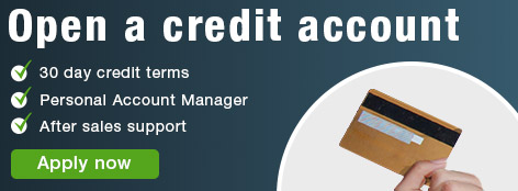 open a servers direct credit account banner.