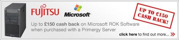 Fujitsu Primergy Cashback Offer