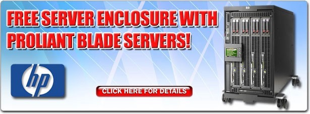 Free Blade Enclosure with selected HP Blade Servers