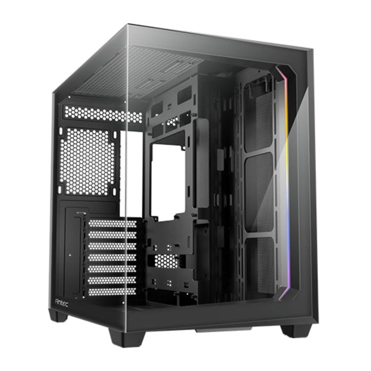 Antec C5 Dual Chamber ATX/Micro-ATX/Mini-ITX Gaming Case Black no Fans included