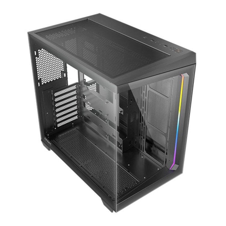 Antec C5 Dual Chamber ATX/Micro-ATX/Mini-ITX Gaming Case Black no Fans included