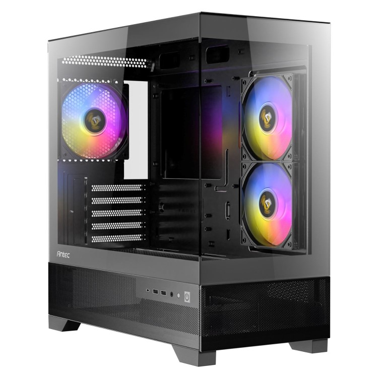 Antec CX500M RGB Micro Tower Gaming PC Case Black
