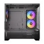 Antec CX500M RGB Micro Tower Gaming PC Case Black