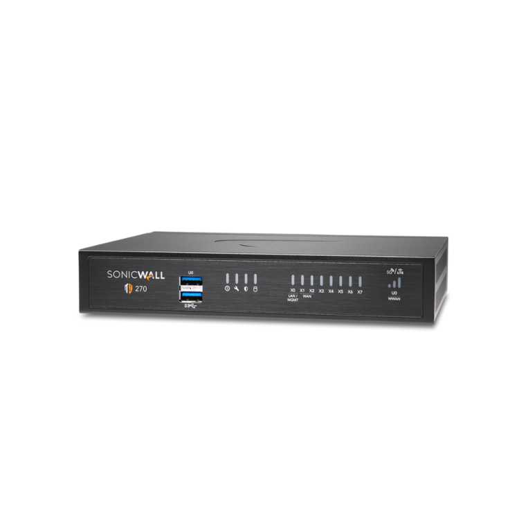 SonicWall TZ270 Gen 7 Firewall Appliance w/ 1-Year Essential Protection Security Suite (02-SSC-6841)