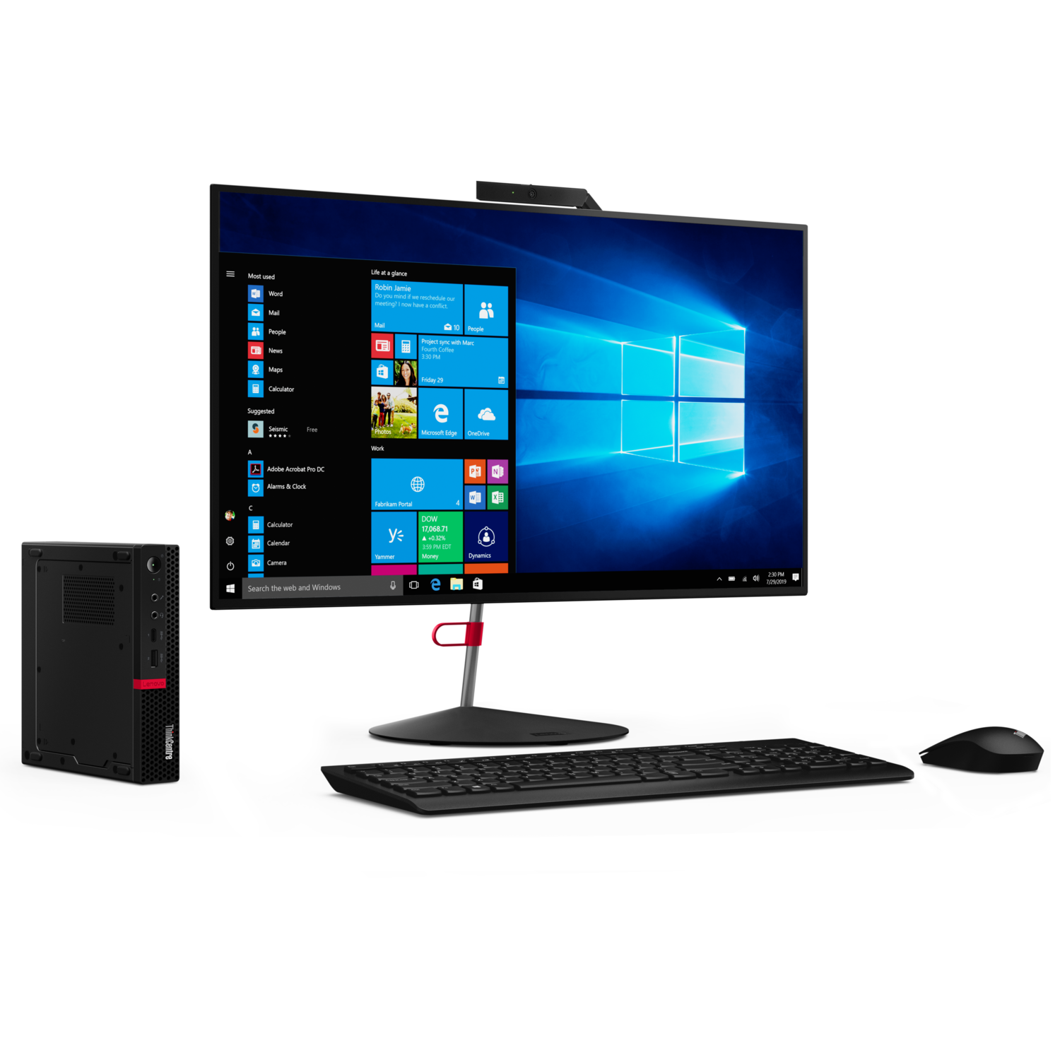 Lenovo ThinkCentre M630E i3-8145U/4GB/256GB SSD Mini PC Black