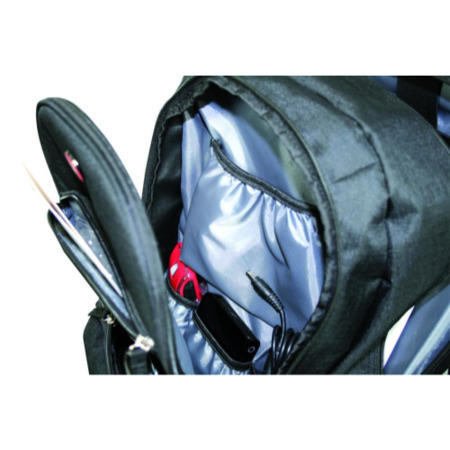 Port Designs 17"-18" Aspen Laptop Backpack with Rain Cover - Black