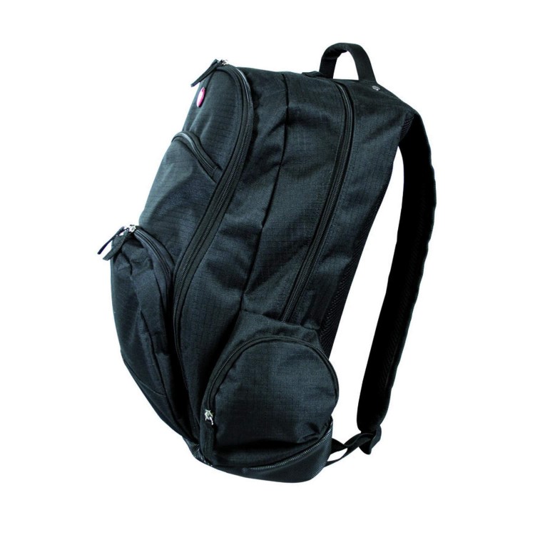 Port Designs 17"-18" Aspen Laptop Backpack with Rain Cover - Black