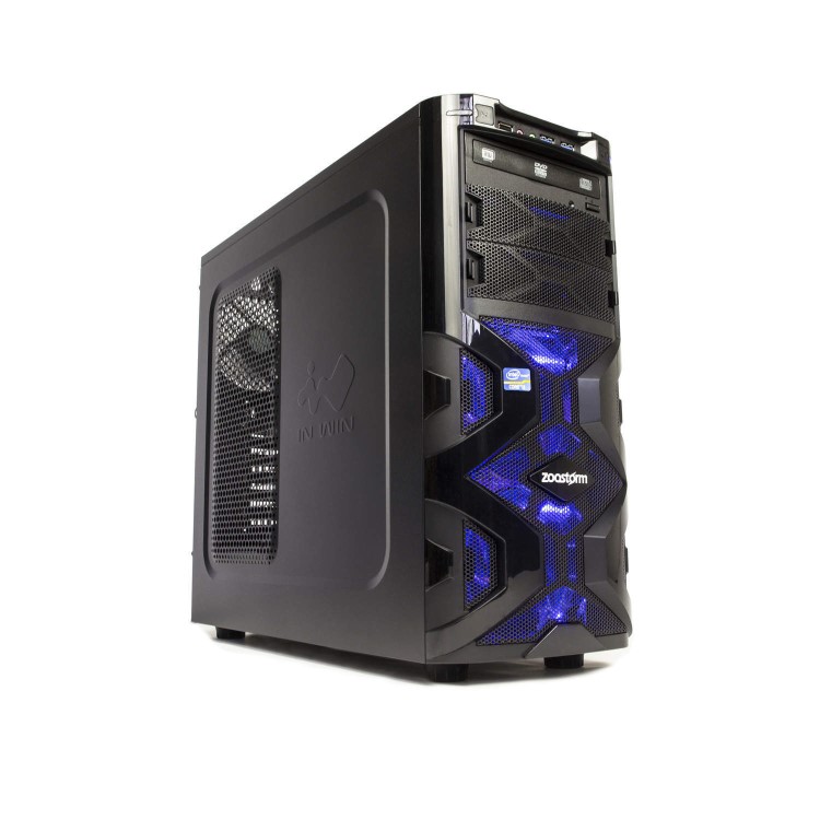 Refurbished Zoostorm Intel Core i5-4440 8GB 2TB HDD DVDRW Windows 7 Home ATX Desktop PC
