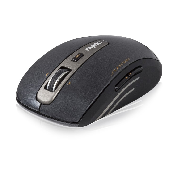 Rapoo 3920P Wireless Laser  Mini Mouse in Black