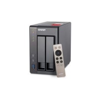GRADE A1 - QNAP TS-251+-2G 4TB 2 x 2TB WD RED HDD NAS