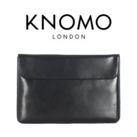 Knomo 13 inch Leather MacBook Air Envelope - 14-070-BLK