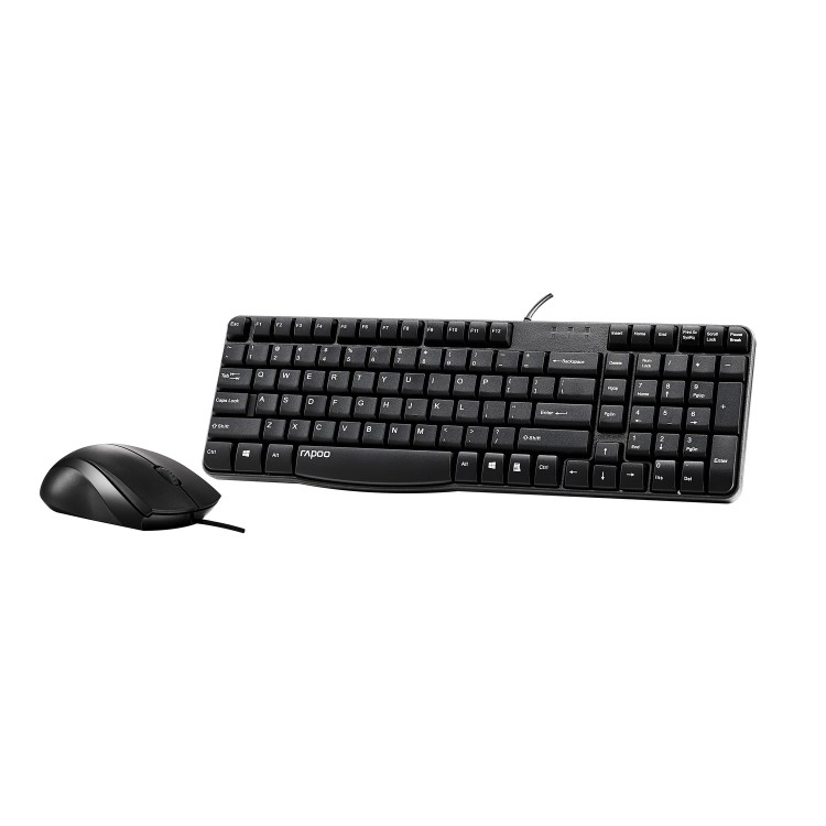Rapoo N1850 Wired USB Keyboard and Mouse 