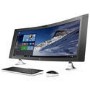 Refurbished Grade A1 HP ENVY Curved 34-a090na Intel Quad-Core i7-6700T 8GB new DDR4 128GB SSD + 1TB 34" Windows 10 White  All-In-One