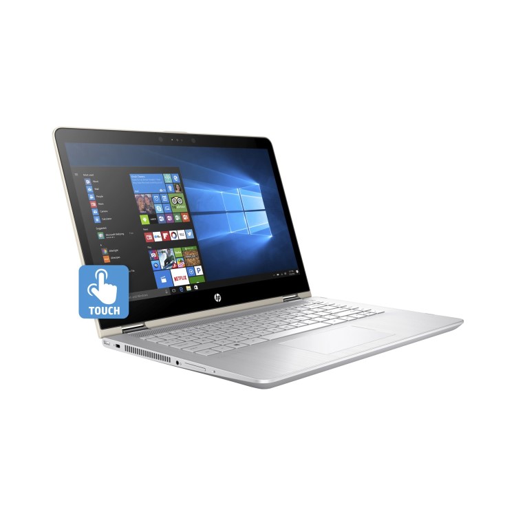 HP Pavilion x360 14 Core i5-7200U 8GB 256GB SSD 14 Inch Windows 10 Home Touchscreen Convertible Laptop
