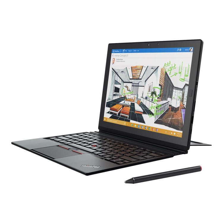 Lenovo ThinkPad X1 Intel Core M7-6Y75 16GB 512GB SSD 12 Inch Windows 10 Professional Touchscreen Convertible Laptop