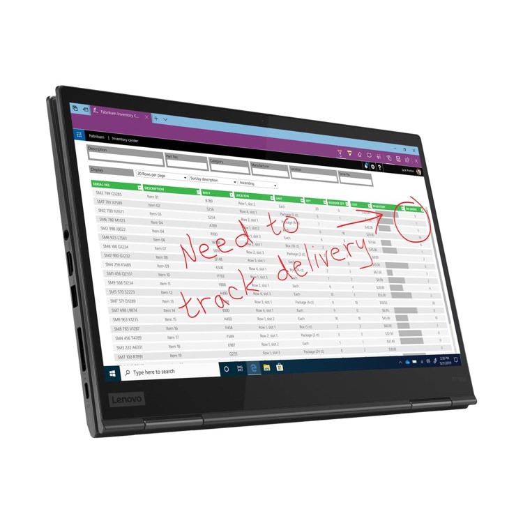 Lenovo ThinkPad X1 Yoga Gen5 Flip Core i7-10510U 16GB 512GB SSD 14 Inch FHD Touchscreen Windows 10 Pro Convertible Laptop