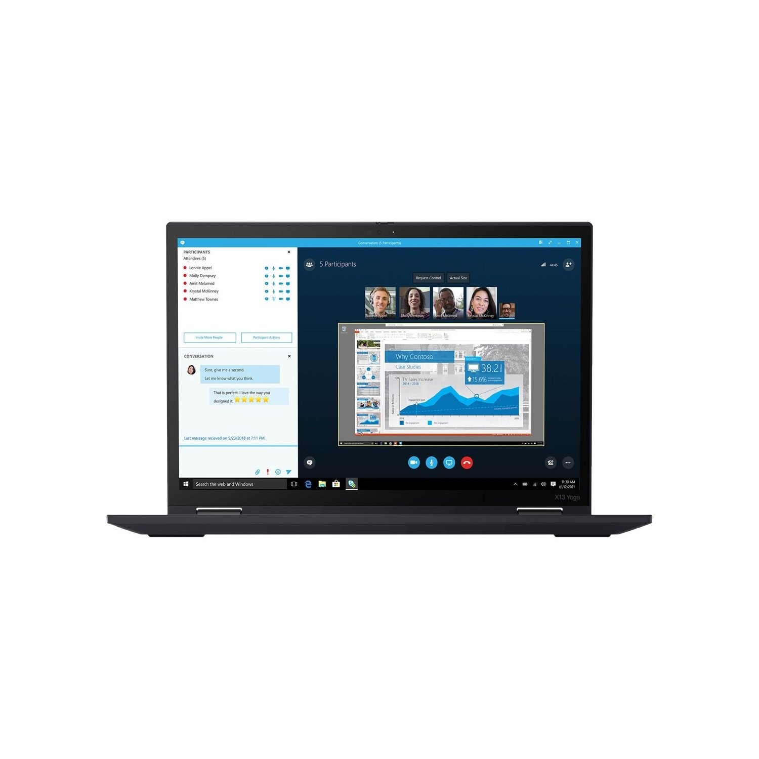 Windowsノート本体 ThinkPad X13 Yoga Gen 2 i5-1135G7 2in1 Lenovo ThinkPad X13 Yoga Gen 2 Core i5-1135G7 8GB 256GB SSD 13.3