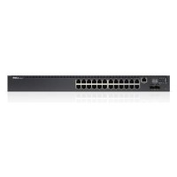 Dell Networking N2024 L2 24x 1GbE + 2x 10GbE SFP+ fixed ports Stacking IO to PSU airflow AC/Lifetime Limited Hardware warranty