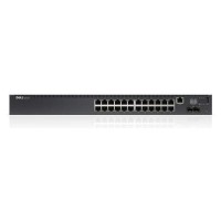 Dell Networking N2024P L2 POE+ 24x 1GbE + 2x 10GbE SFP+ fixed ports Stacking IO to PSU air AC/Lifetime Limited Hardware warranty