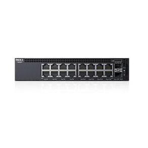 Dell Networking X1018 Smart Web Managed Switch 16x 1GbE and 2x 1GbE SFP ports/X1018X1018P Lifetime Limited Hardware warranty - Minimum warranty