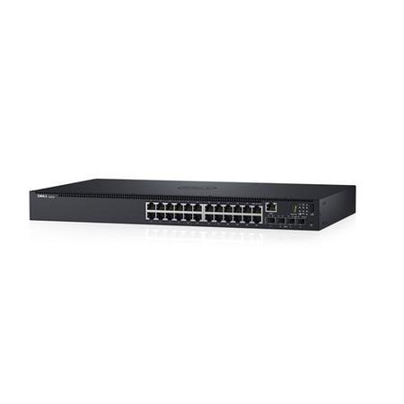 Dell Networking N1524 - Switch - L2+ - Managed - 24 x 10/100/1000 + 4 x 10 Gigabit SFP+ - rack-mountable