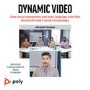 Poly Studio R30 4K USB Video Bar Confrence System