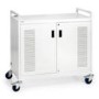 Bretford PowerCart16H  16 Bay Horizontal Charging Cart  Fans  1120W x 660D x 1150mmH Weight_ 100kg