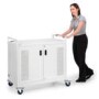 Bretford PowerCart16H  16 Bay Horizontal Charging Cart  Fans  1120W x 660D x 1150mmH Weight_ 100kg