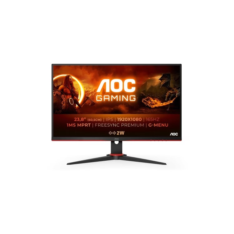 AOC 24G2SPAE G2 24" IPS Full HD 165Hz 1ms Gaming Monitor