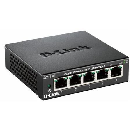 5-port 10/100 Metal Housing Desktop Switch