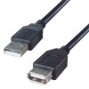 2M USB A Cable - Black