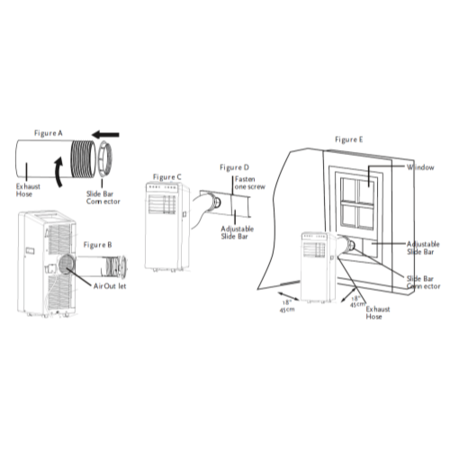 Amcor 12000 BTU Air Conditioner with Heat Pump for both  Summer and Winter.  For rooms up to 30 sqm