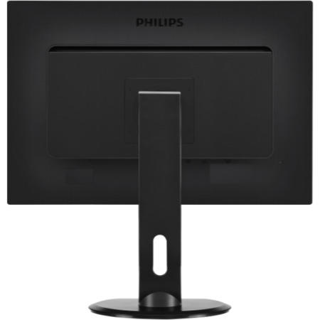 Philips 240P4QPYES/00 24" LED IPS Monitor - Silver - 1920x1200 VGA DVI Display Port Height Adjust Speakers Monitor