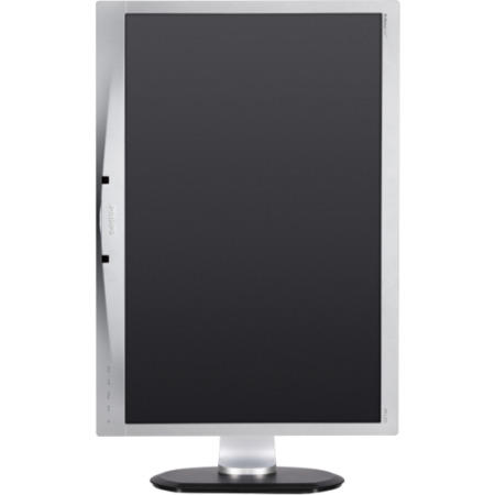 Philips 240P4QPYES/00 24" LED IPS Monitor - Silver - 1920x1200 VGA DVI Display Port Height Adjust Speakers Monitor