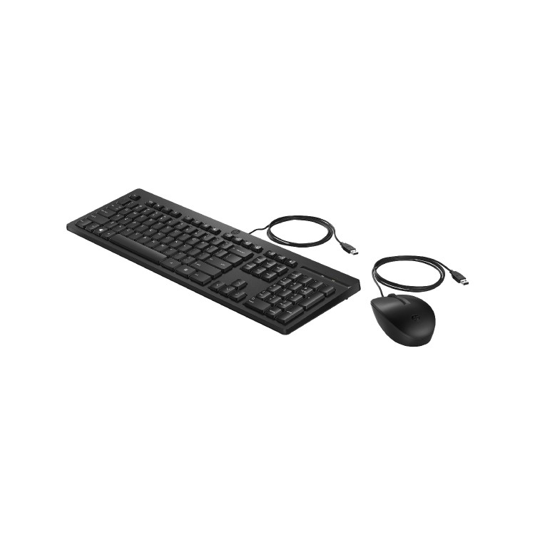 HP 225 Wired Mouse and Keyboard Combo Black