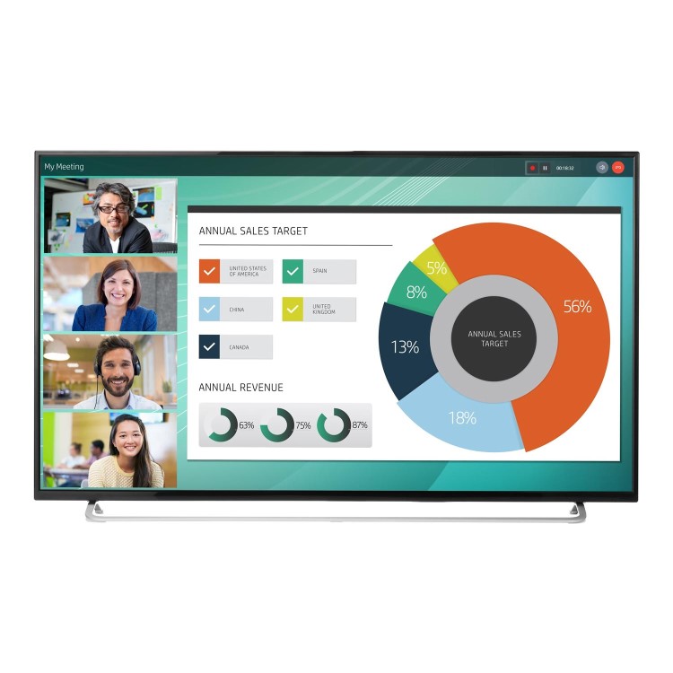 HP LD5512 55" 4K QHD HDMI LFD Monitor