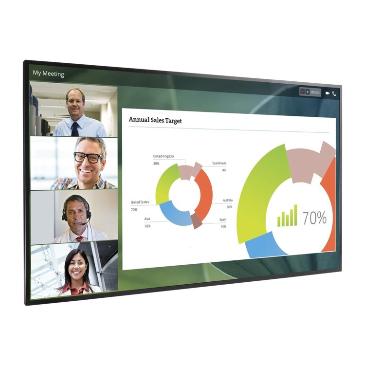 HP LD5512 55" 4K QHD HDMI LFD Monitor
