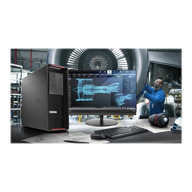 Lenovo ThinkStation P720 Tower Intel Xeon Silver 4114 16GB 512GB SSD Windows 10 Pro Workstation PC