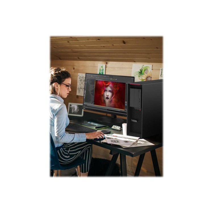 Lenovo ThinkStation P620 Tower AMD Ryzen ThreadRipper Pro 3945WX 16GB 512GB SSD Windows 10 Pro Workstation PC