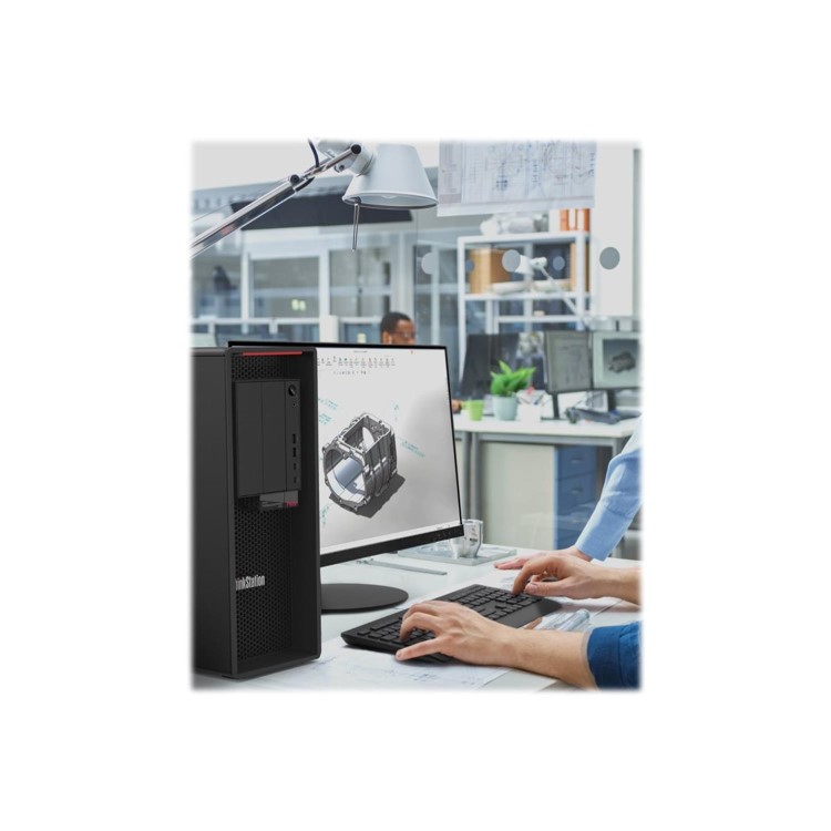 Lenovo ThinkStation P620 Tower AMD Ryzen ThreadRipper Pro 3945WX 16GB 512GB SSD Windows 10 Pro Workstation PC