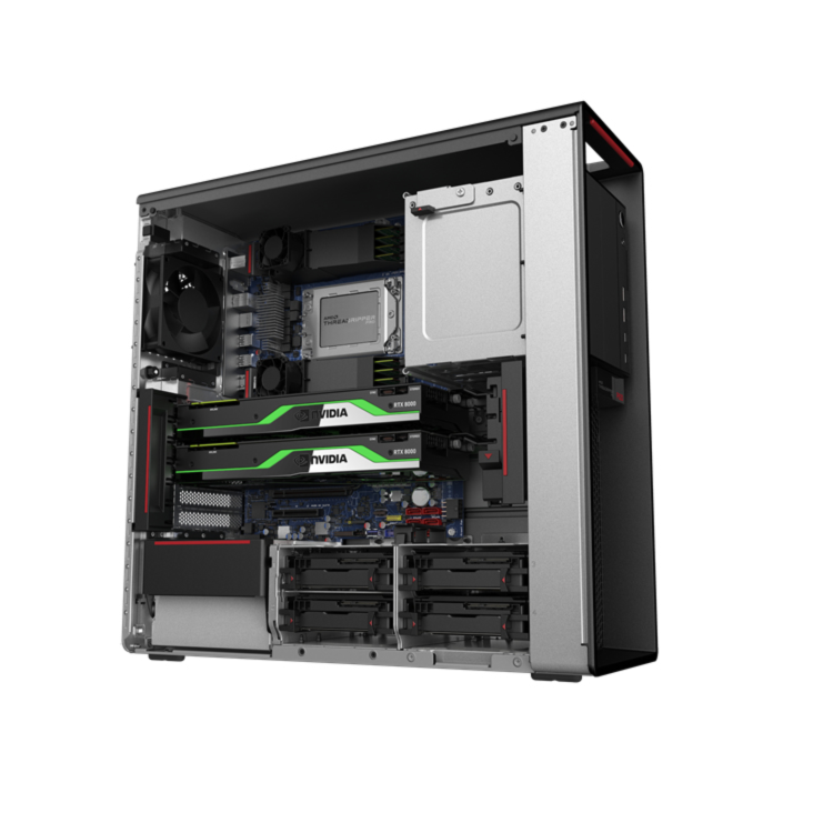 Lenovo ThinkStation P620 Tower AMD Ryzen Threadripper PRO 5965WX 64GB RAM 1TB SSD Windows 11 Pro Workstation PC