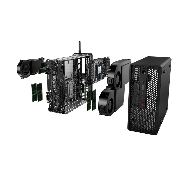 Lenovo ThinkStation P3 Ultra SFF Intel Core i7 14700 32GB RAM 512GB SSD RTX A400 Windows 11 Pro Workstation PC