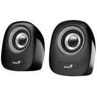 Genius SP-Q160 2.0 Stereo USB Powered Plug with Volume Control Desktop Speaker