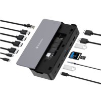 Verbatim CDS-15S USB-C Pro 15 Port with SSD Slot Docking Station