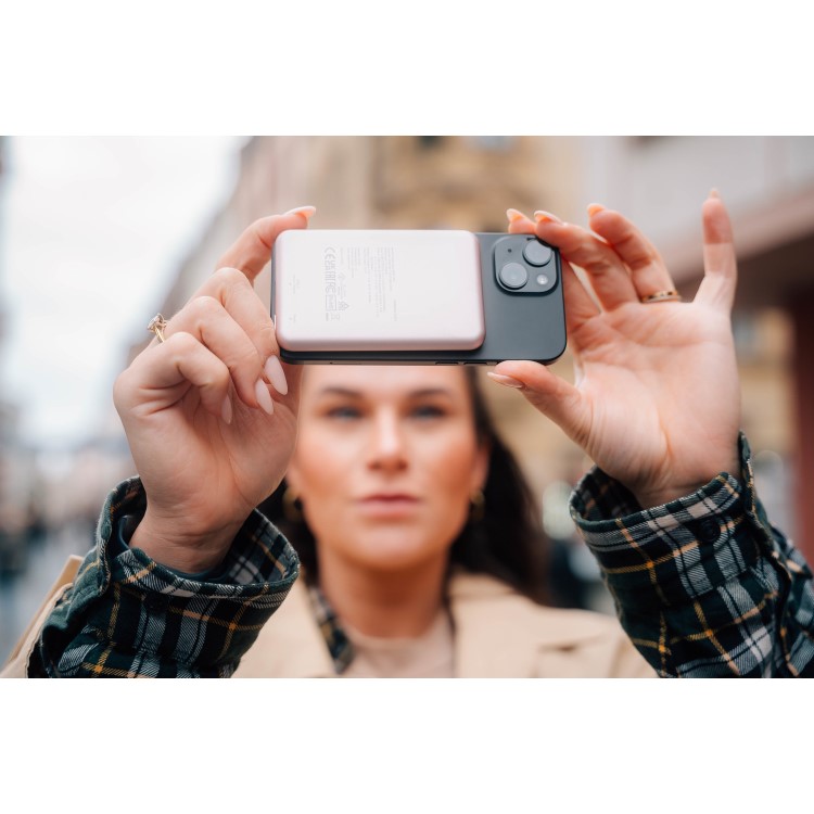 Verbatim Charge ´n´ Go 10000mAh Magnetic Wireless Power Bank Pink