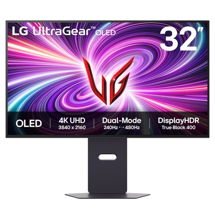 Refurbished LG UltraGear 32GS95UV 32" OLED 4K UHD Dual Mode 240Hz-480Hz 0.03ms Gaming Monitor